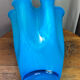 Large multi-layer glass handkerchief vase