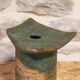 Single-flower vase in ceramic by Claude and Jean Bersoux
