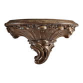 Console en plâtre doré