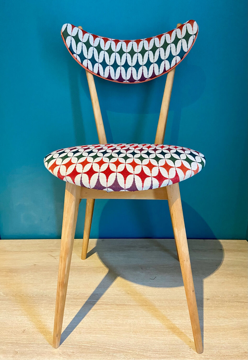 Colorful vintage chair