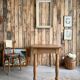 Table with turned legs in solid oak (renovated)