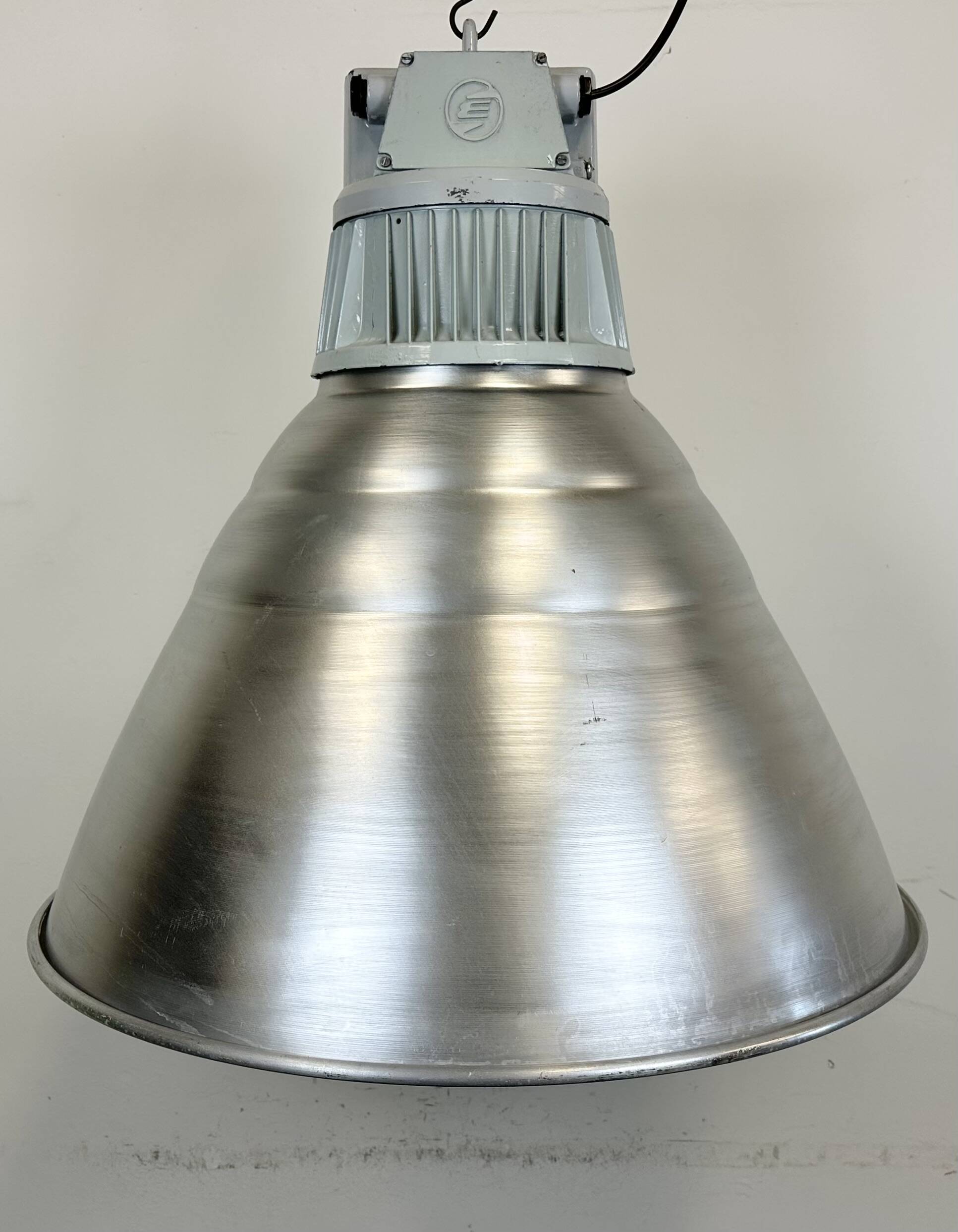 Large Industrial Aluminium Pendant Light from Elektrosvit, 1960s