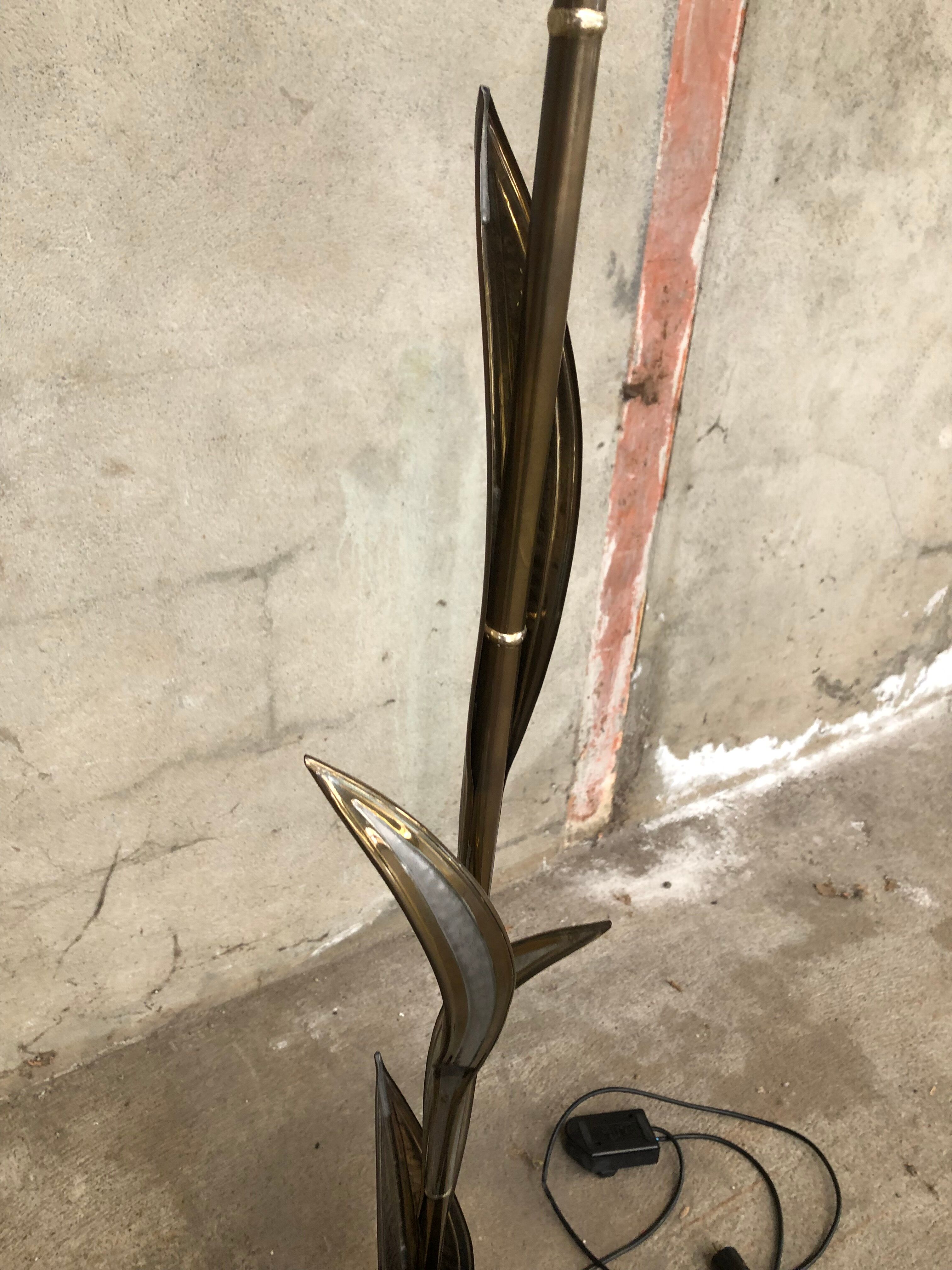 floral floor lamp of the 70s isabelle and richard faure