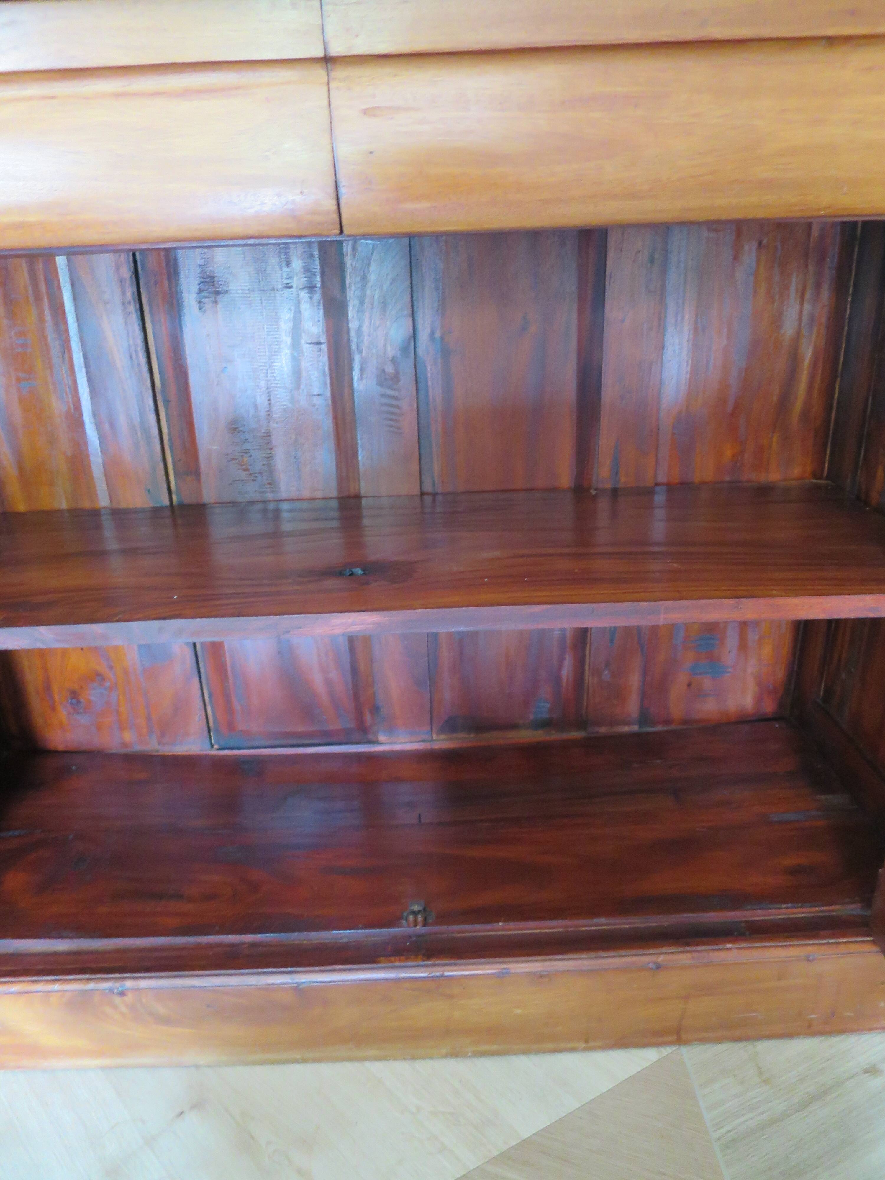 Rare mahogany buffet 2 doors-2 drawers - English style - Sideboard -Kareen Mausfield