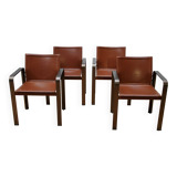 Suite of 4 Matteo Grassi armchairs