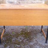 Wood and metal desk from the 60s/70s