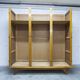 French wardrobe with tapered legs, 3 doors, 120cm hanging rail, new.