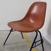 Lot of 4 Eames DSS chairs in fibre H Miller