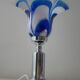 Vintage blue glass lamp Mazzega