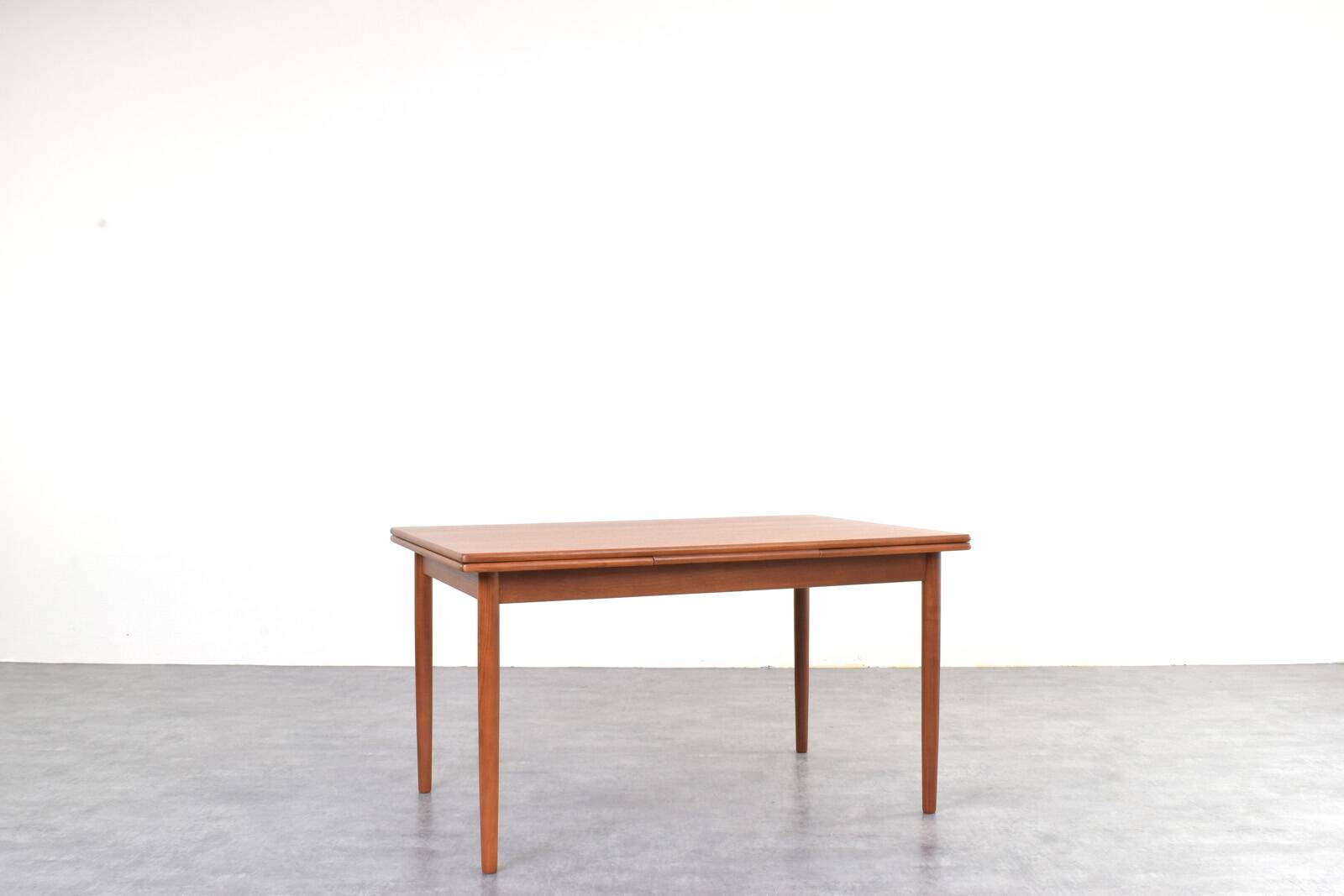 Mid-Century Danish Extendable Teak Dining Table from Rogenstrup Möbelfabrik