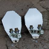 Pair of Murano mirror wall lights from the 50s