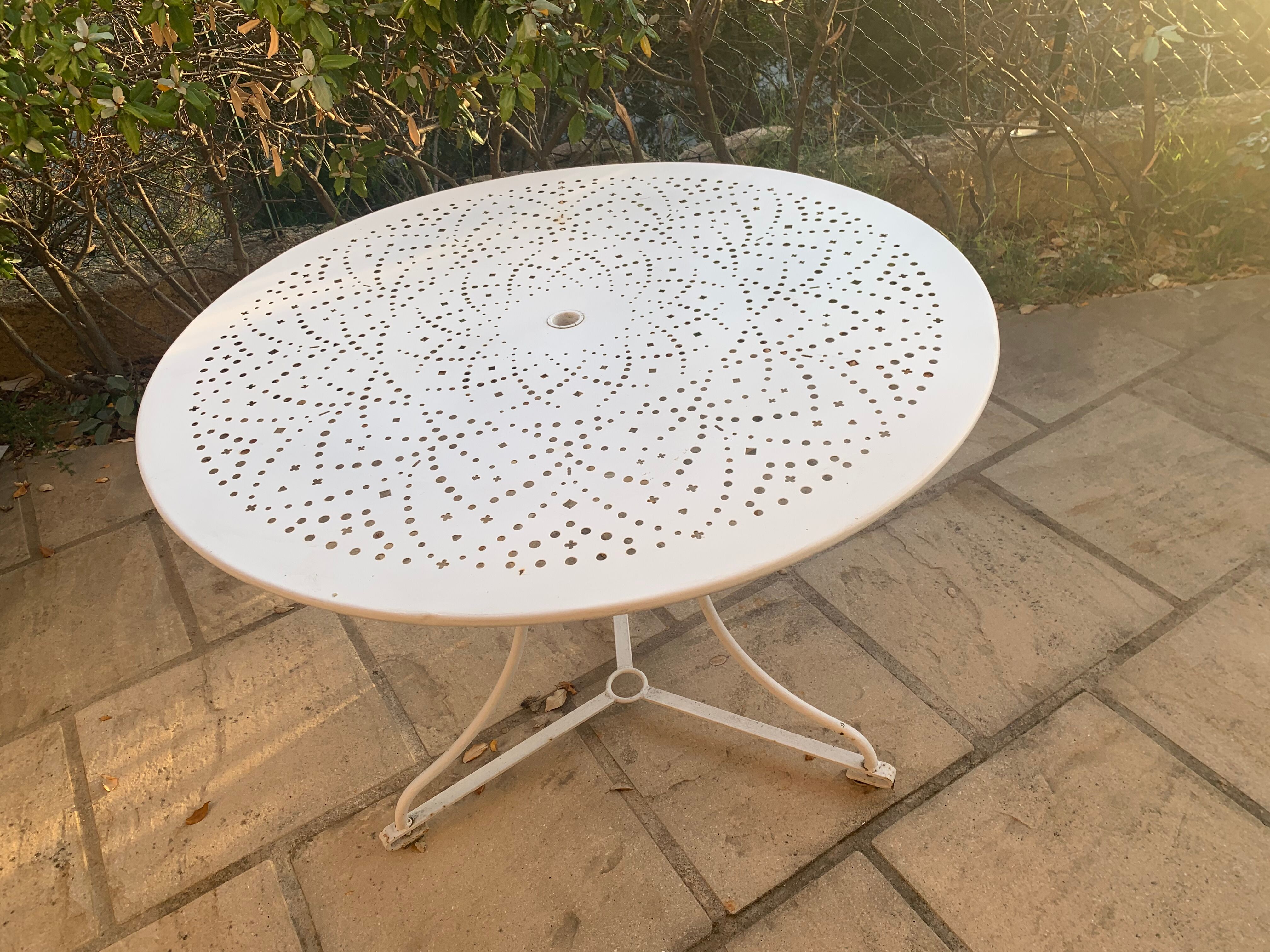 Living room wrought iron garden