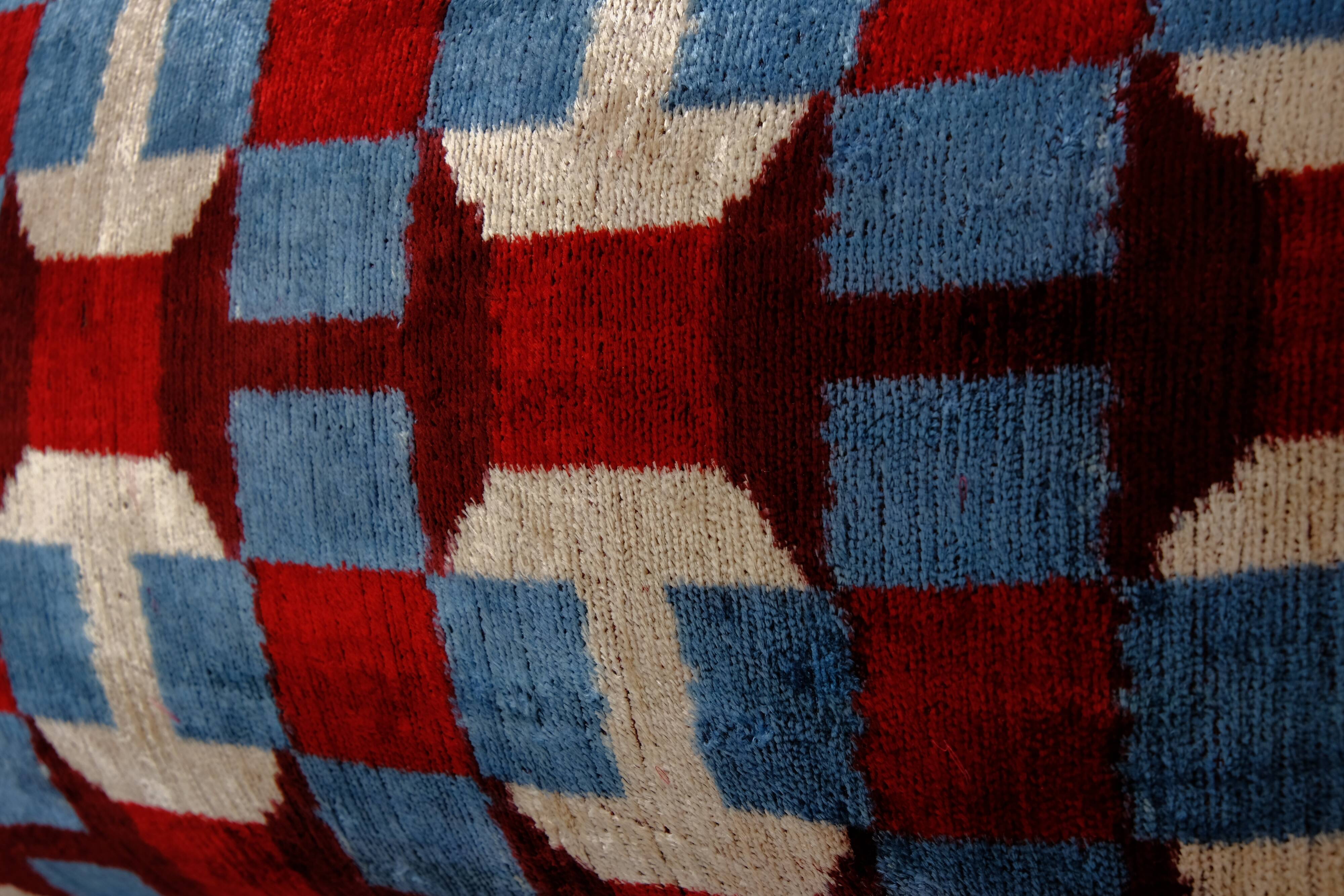 Set of two silk velvet pillow covers