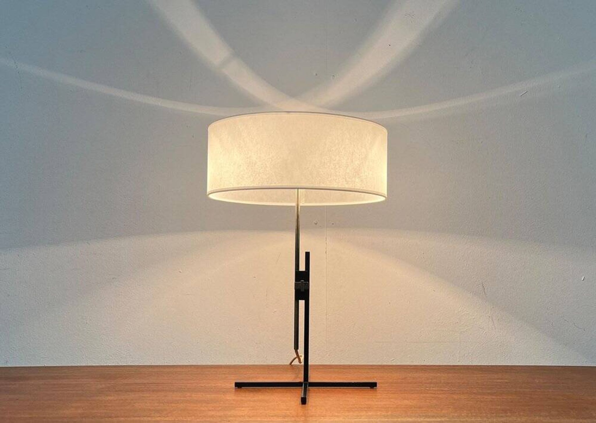 Mid-century German table lamp by Kaiser Leuchten, 1960s.