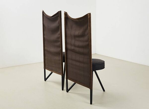 Paire de chaises Miss Wirt de Philippe Starck pour Disform 1983