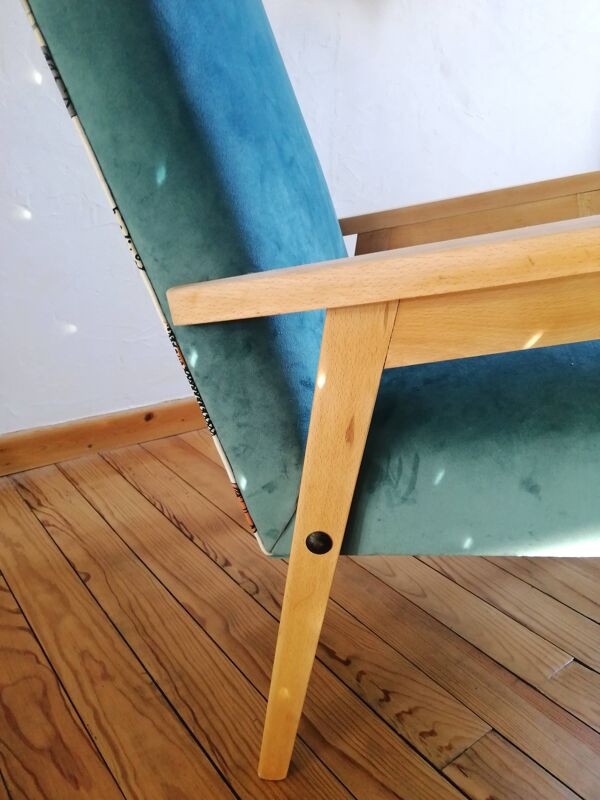 Fauteuil scandinave rénové