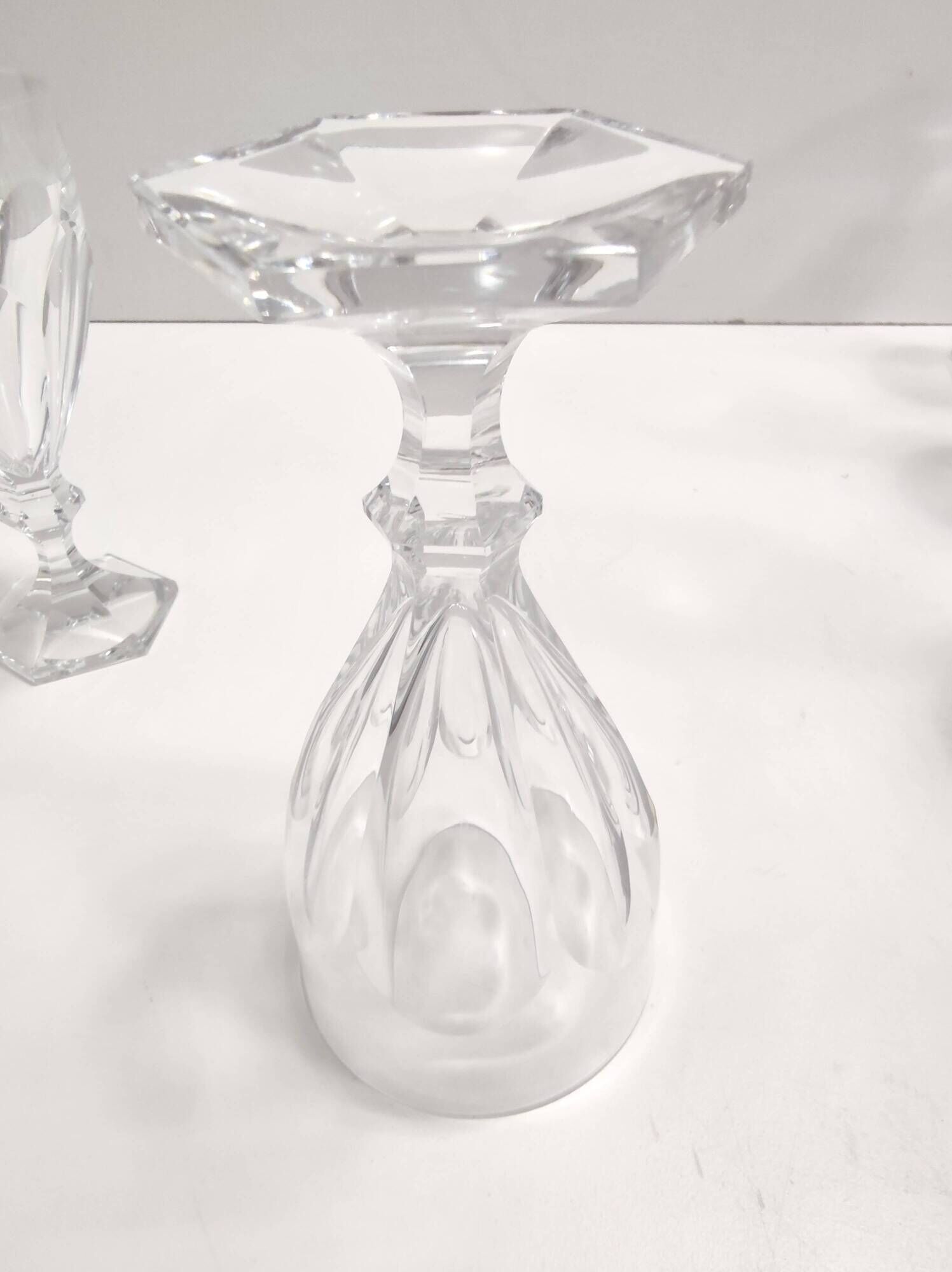 Set of Eighteen Solid Crystal Drinking Glasses by Kosta Boda, Sweden