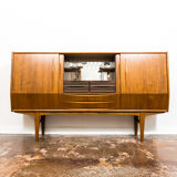 Danish Teak Highboard, 1960s