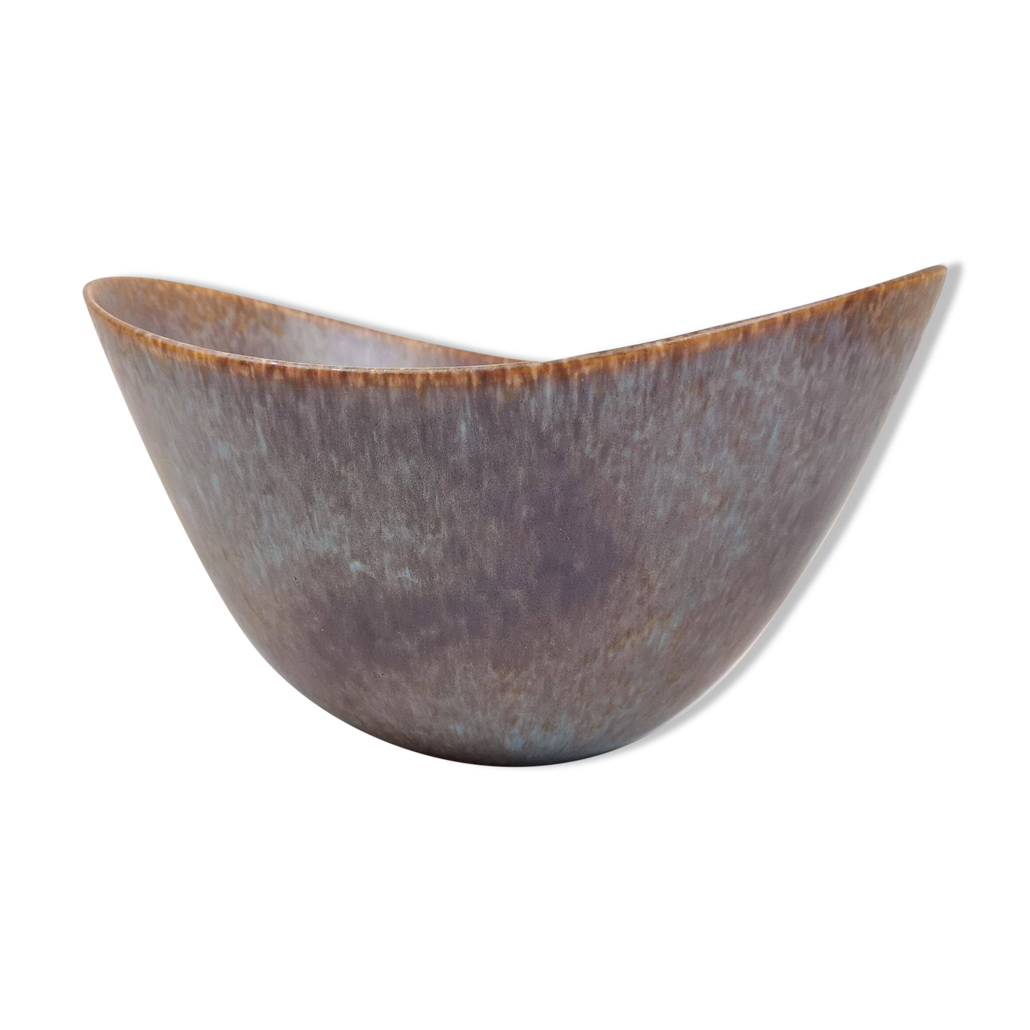 Large modern mid-century ceramic bowl Rörstrand AXK Gunnar Nylund, Sweden, 1950s.
