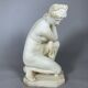White Marble Sculpture - Venus at Bath - Early 19th Century