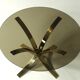Italian Coffee Table, Smoked Glass, 1970s