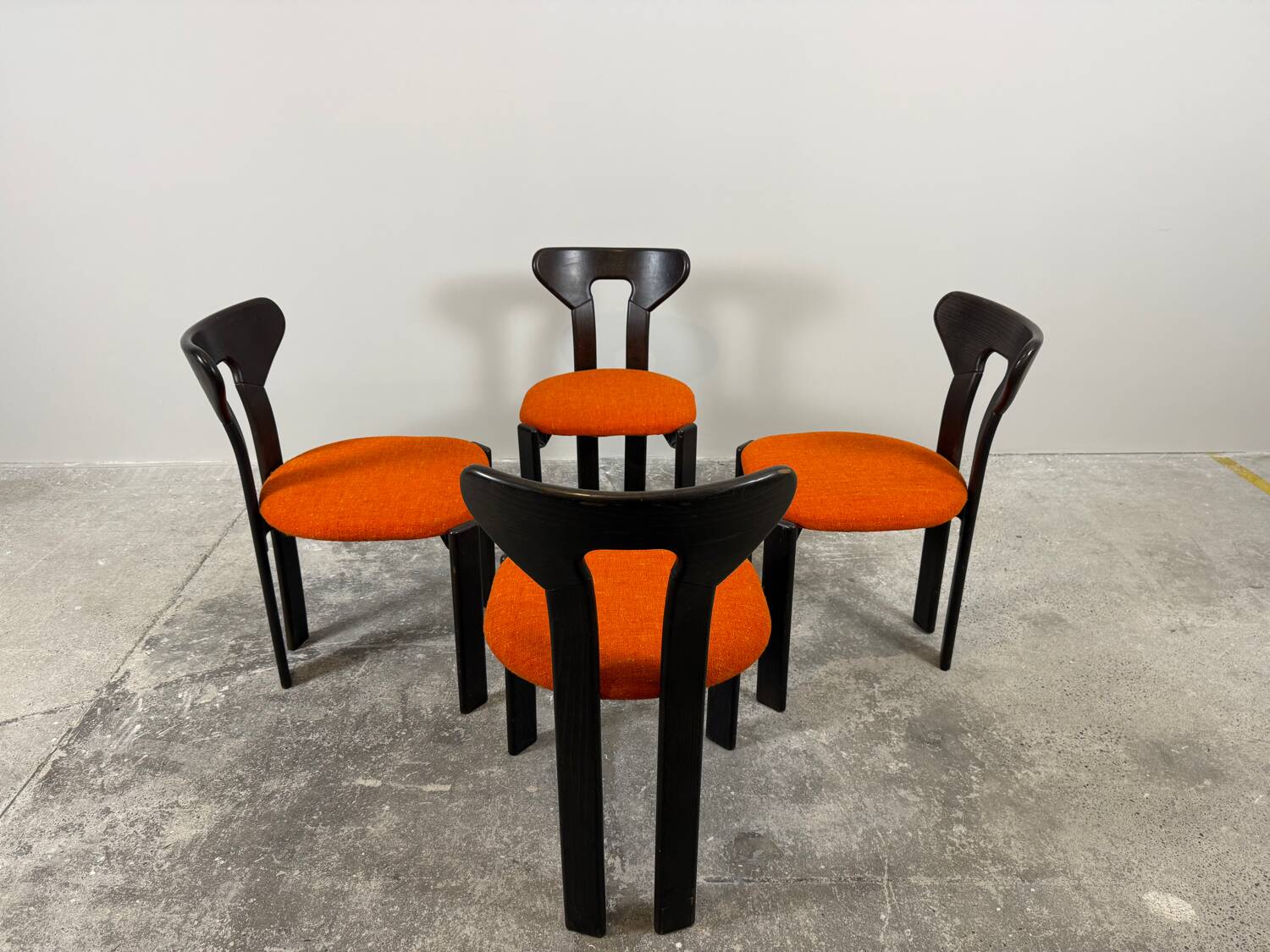 Set of 4 Rey chairs – Bruno Rey for Dietiker – 1970s