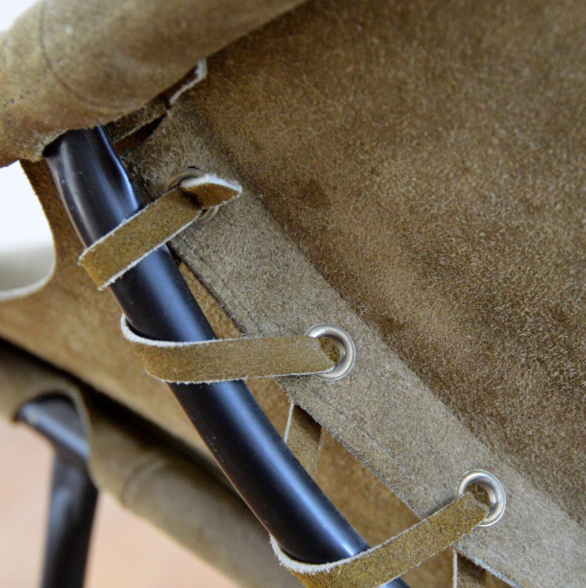 Circle armchair by Lusch Erzeugnis 1960 vintage