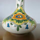 Italy vase in ceramic floral motif 60s
