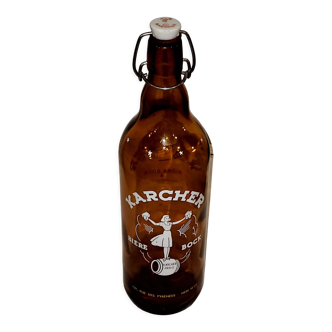 Vintage Bock Karcher beer bottle