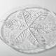 Kosta Boda Glass Clear Platter: Vintage Leaf Design by Wärff / 1975