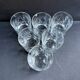 6 Cut crystal port glasses
