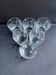 6 Cut crystal port glasses