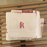large old tablecloth and 10 towels