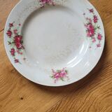 9 antique dessert plates
