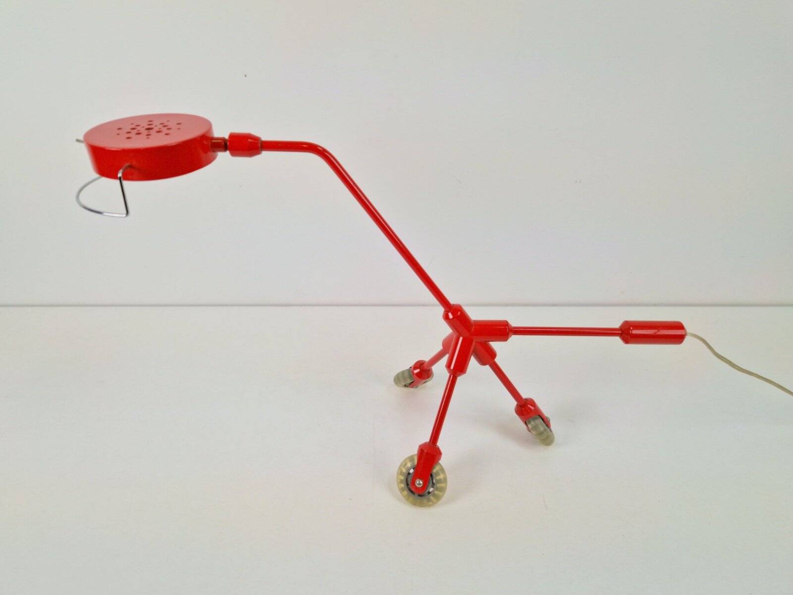 Red Dog Kila Table Lamp on Wheels by Harry Allen for Ikea, 2000s