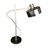 Lampe de table en métal italien vintage et nickelé des années 50