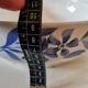 Salad bowl, porcelain bowl Creil et Montereau blue flower