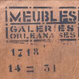 Art deco glass-glazed parisian wardrobe