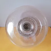 Space age wall or ceiling light in bubble glass from the 1970s.