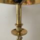 Pair of Empire lamps in bronze and sheet metal