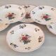 Hollow plates in earthenware Sarreguemines Model "Agreste" Vintage