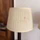 Pair of Neo-Classical Burgundy Lamps with Jansen Style Shades, Chic Le Dauphin