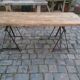 Large dining Table solid wood stayed industrial style