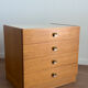 Caisson de bureau vintage à roulettes – 4 tiroirs