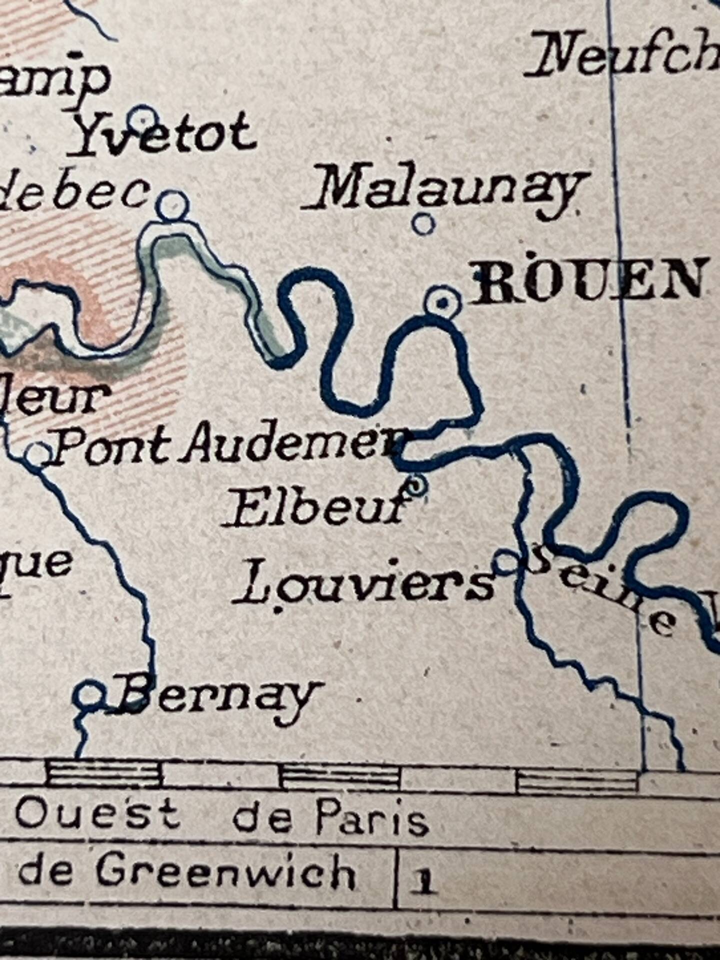 Carte ancienne Îles Britanniques 54x37cm