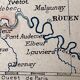 Carte ancienne Îles Britanniques 54x37cm