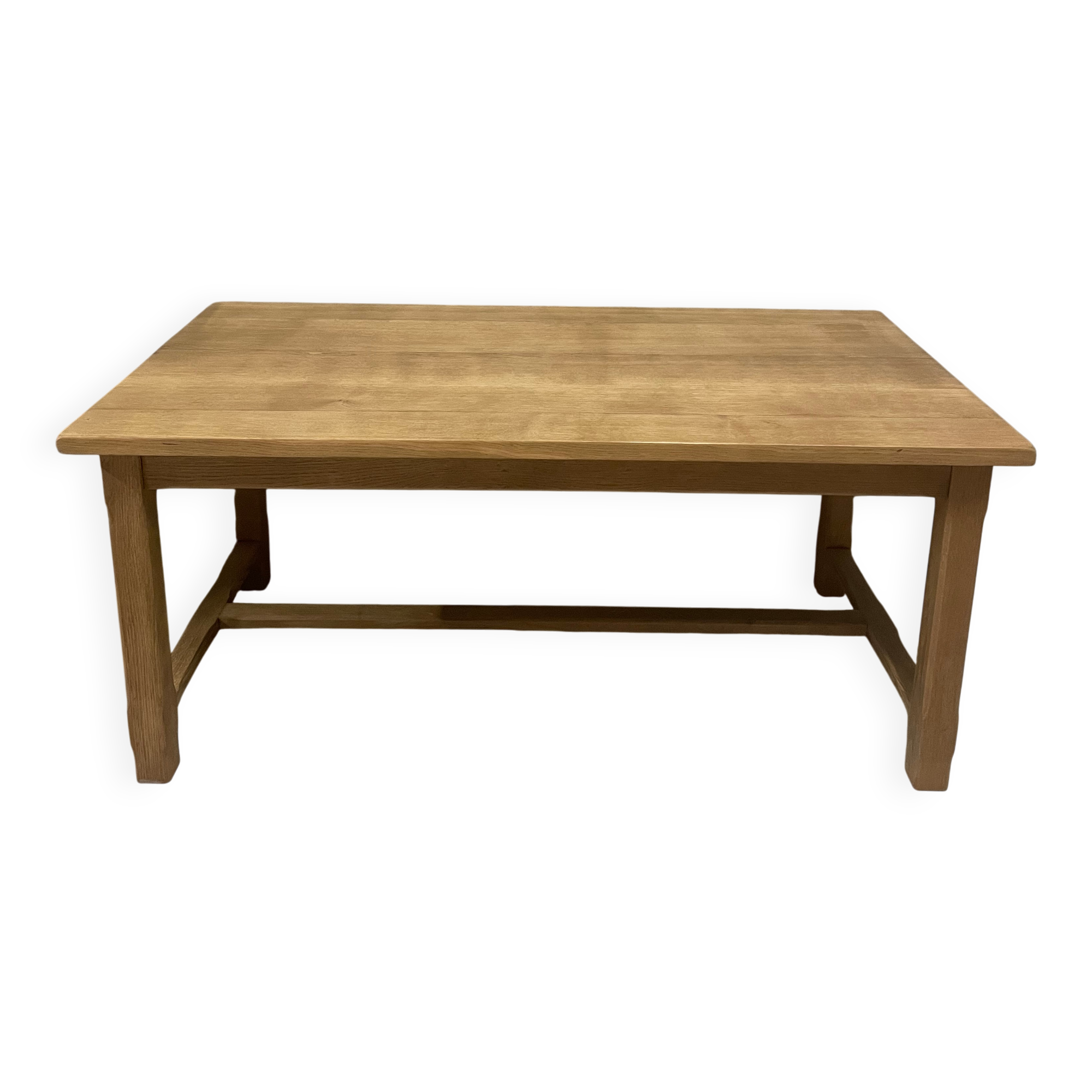 Solid oak farmhouse table