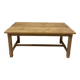 Solid oak farmhouse table