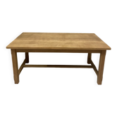 Solid oak farmhouse table