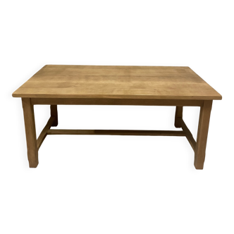 Solid oak farmhouse table